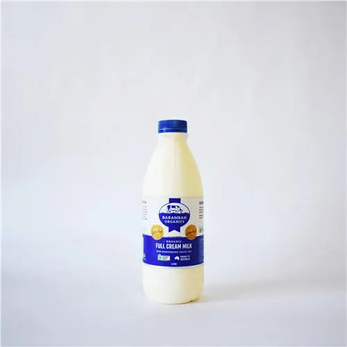 Barambah Organics Full Cream Milk 1L