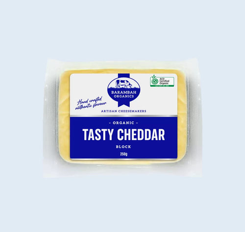 Barambah Organics Chedda Cheese 250g