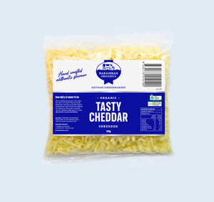 Barambah Organics Shredded Tasty Cheese 250g