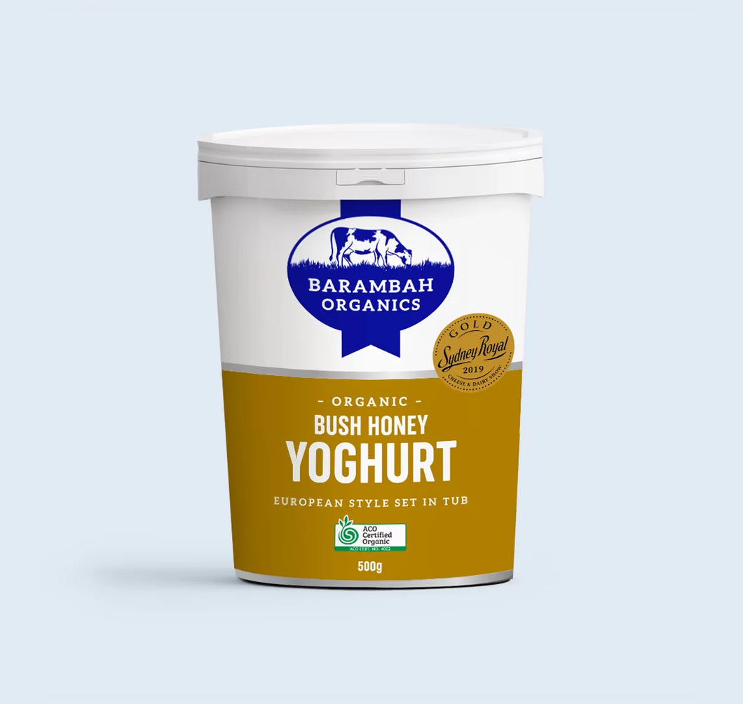 Barambah Organics Bush Honey Yoghurt 500g