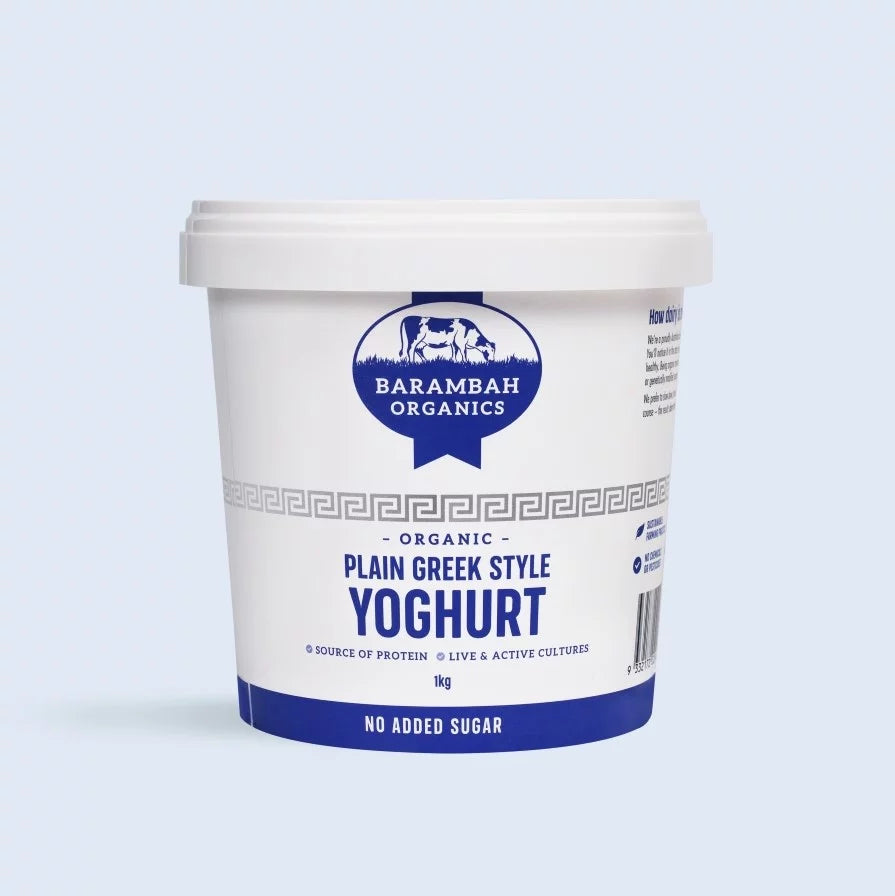Barambah Organics Sweet Greek Yoghurt 1kg