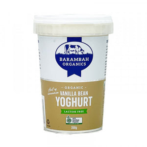 Barambah Organics Vanilla Cinnamon Yoghurt 200g