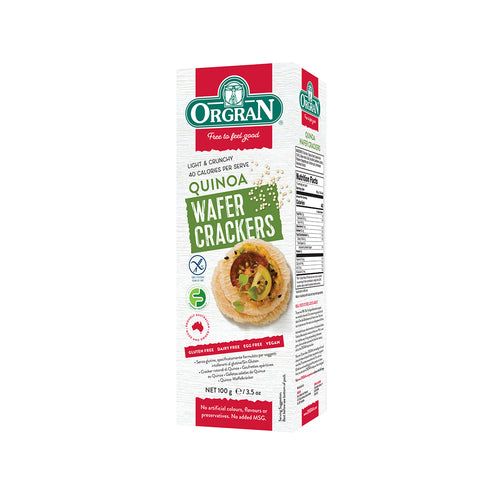 Orgran Wafer Cracker Quinoa 100g