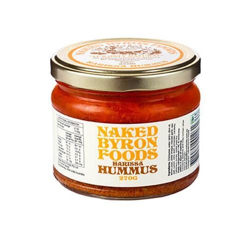 Naked Byron Foods Harrissa Hummus 270g