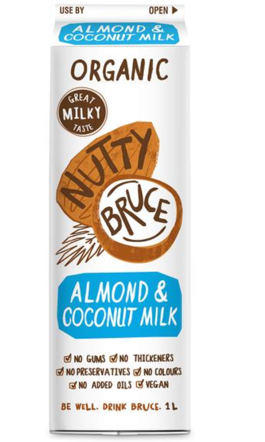 Nutty Bruce Organic Milk Almond & Coconut 1l